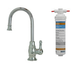 Point-of-Use Drinking Faucet with Traditional Curved Body & Curved Handle & Mountain Pure® Water Filtration System